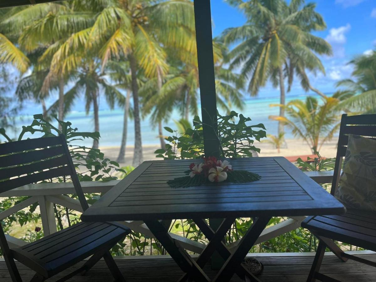 Paparei Beachfront Bungalows, Aitutaki آروتانغا المظهر الخارجي الصورة